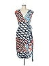 Porridge 100% Rayon Print Blue Cocktail Dress Size M - photo 1
