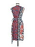 Porridge 100% Rayon Print Blue Cocktail Dress Size M - photo 2