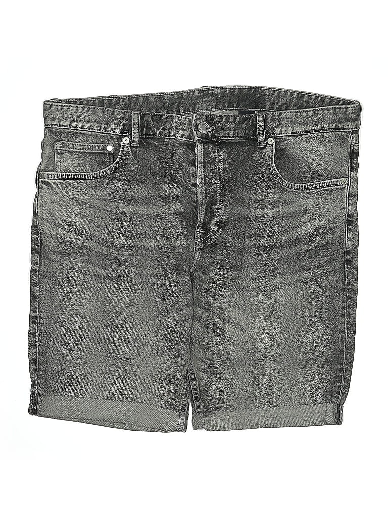 Pre-owned &denim By H&m Denim Shorts In Gray
