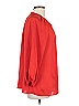 MICHAEL Michael Kors 100% Polyester Solid Red 3/4 Sleeve Blouse Size L - photo 4