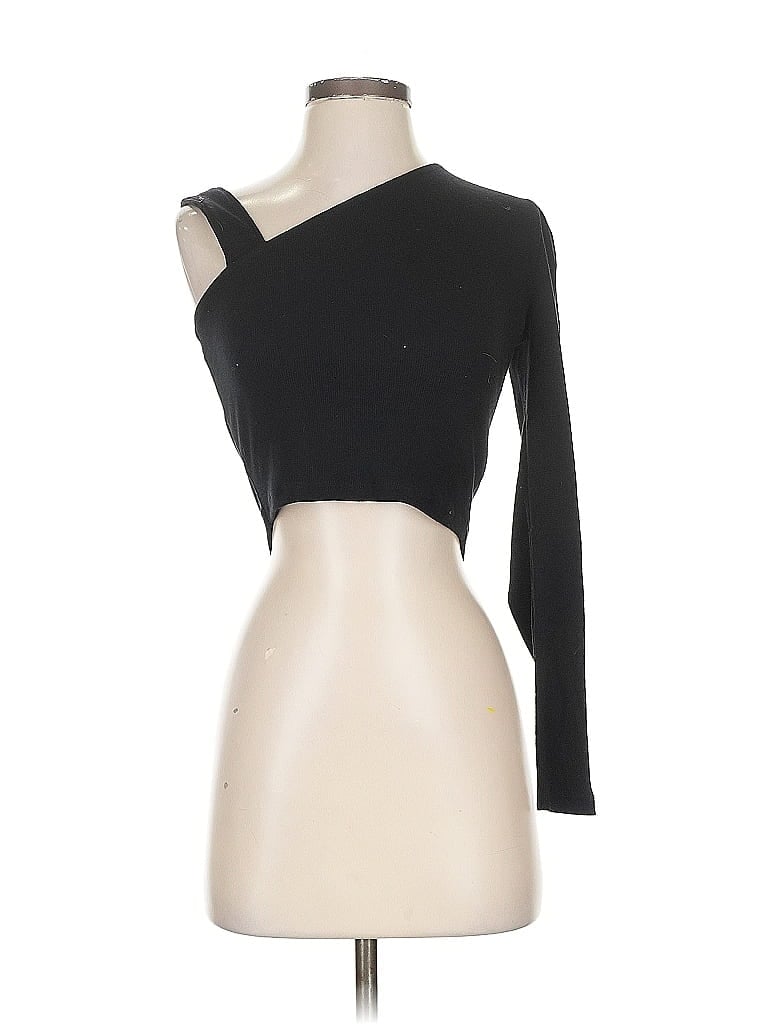 Click to view more detailed imagery on our partner's website Pre-owned Melrose And Market 3/4 Sleeve T-shirt In Black