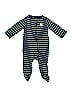 Just One You Made by Carter's 100% Cotton Stripes Blue Long Sleeve Onesie 3-6 MO / 6 MO - photo 1