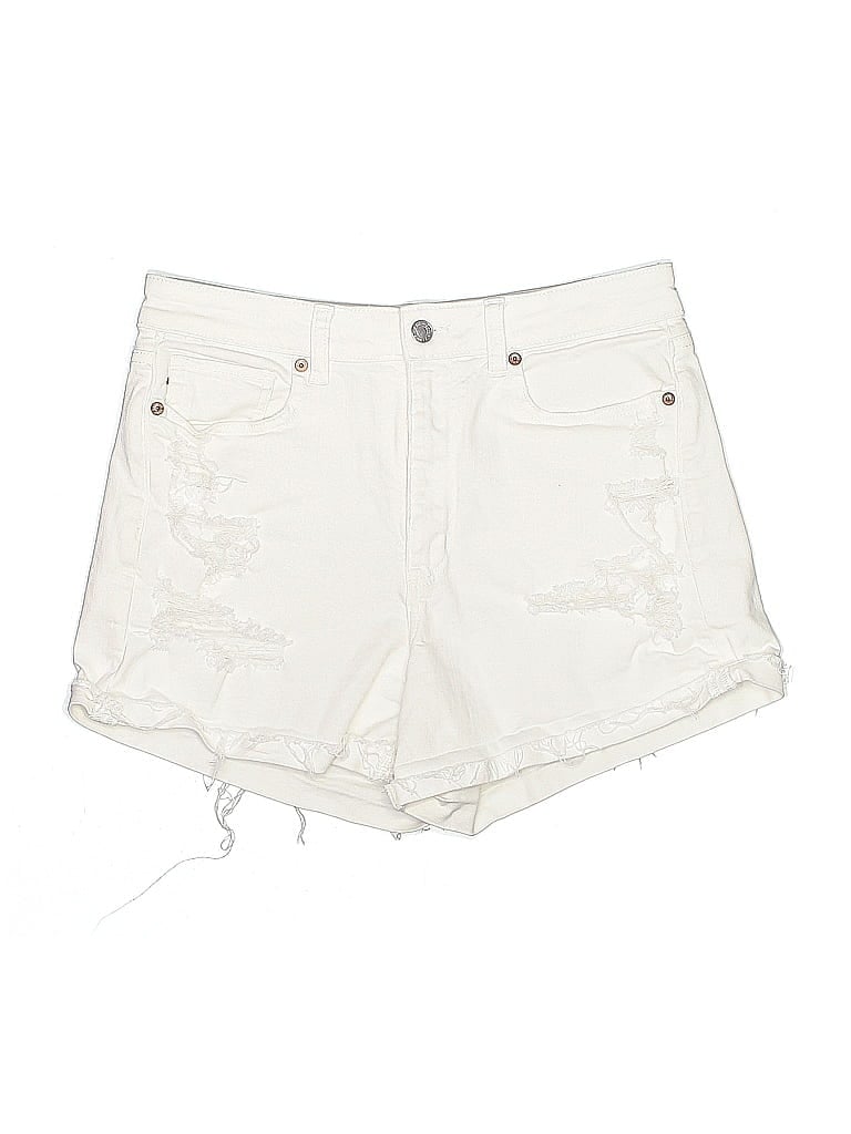 Click to view more detailed imagery on our partner's website Pre-owned American Eagle Outfitters Denim Shorts In White