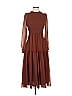 Wilfred 100% Polyester Brown Casual Dress Size XS