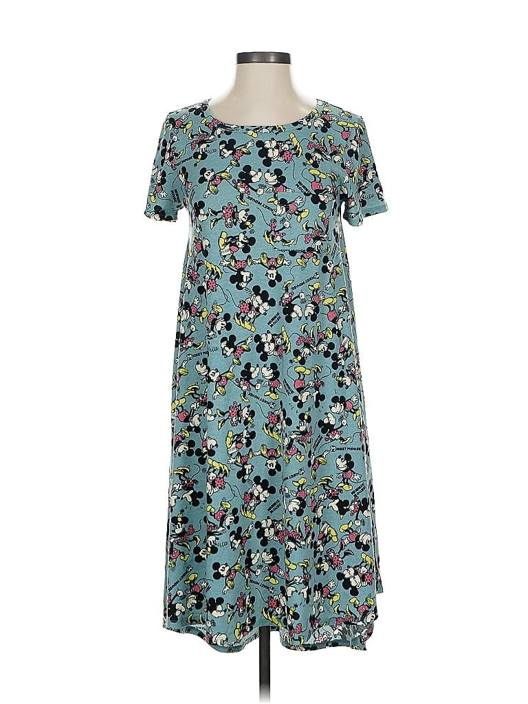 Pre-owned Lularoe Casual Dress In Blue