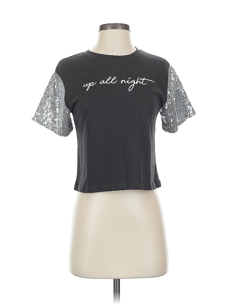 Pre-owned Mighty Fine Short Sleeve T-shirt In Silver