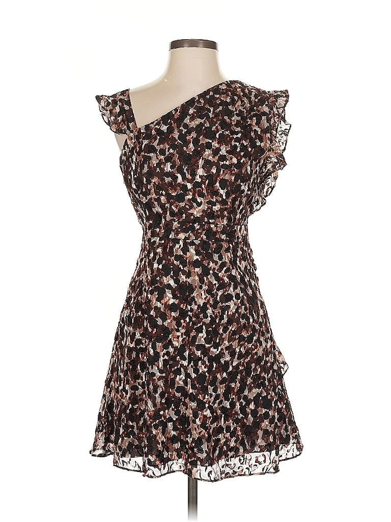 Pre-owned Rachel Zoe Cocktail Dress In Brown
