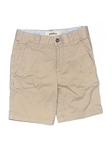Mini Boden Khaki Shorts (view 1)