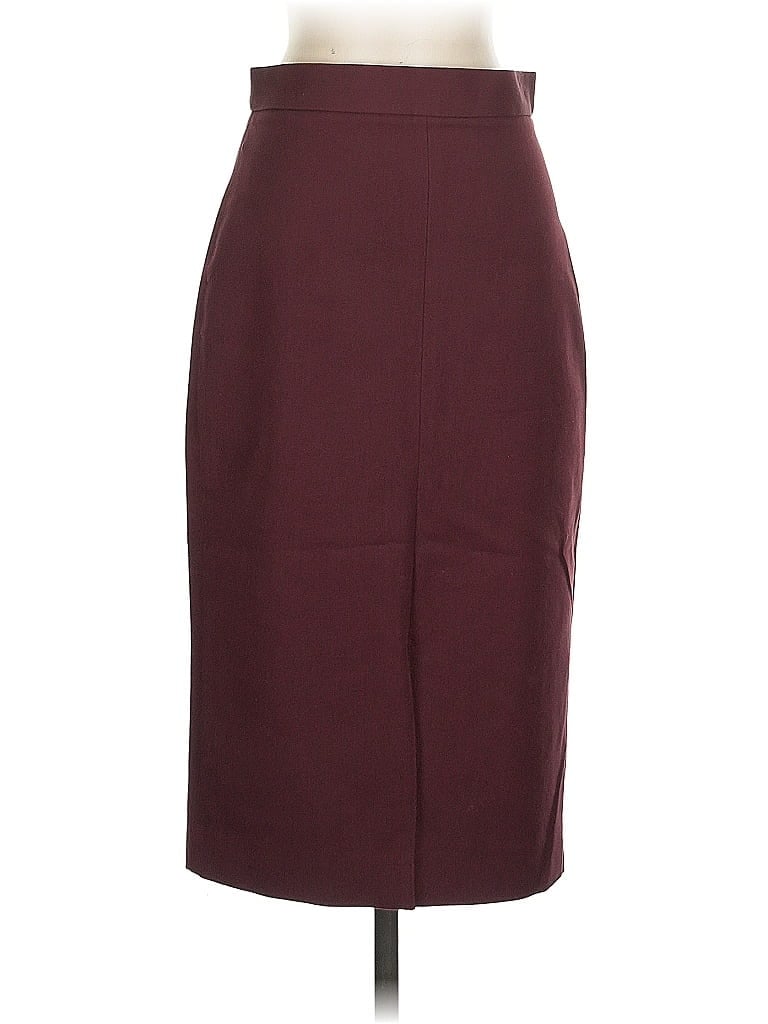 Click to view more detailed imagery on our partner's website Pre-owned Banana Republic Formal Skirt In Burgundy