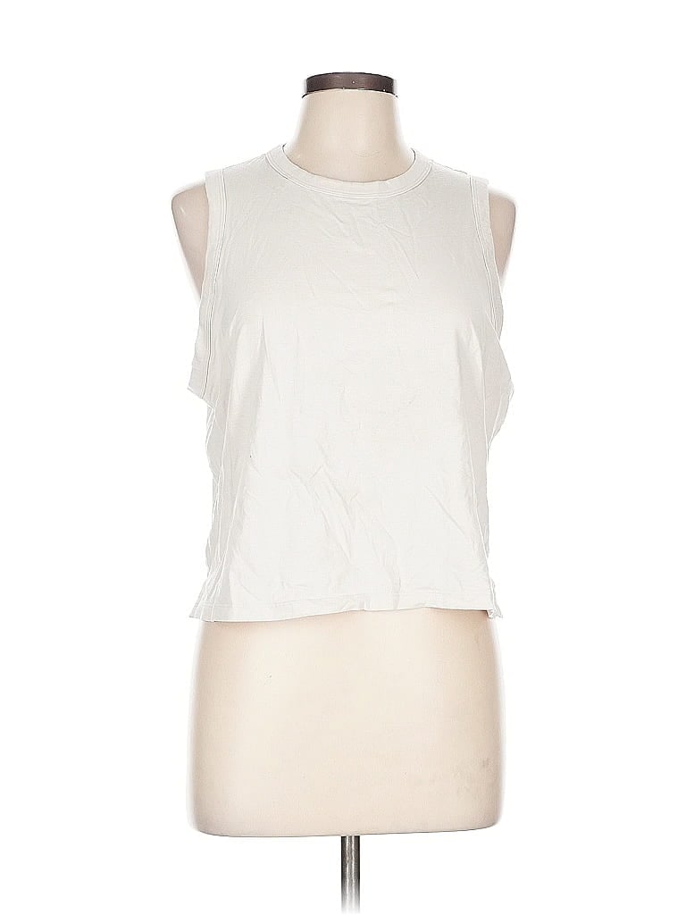 LULULEMON ATHLETICA Pre-owned Sleeveless T-shirt In White