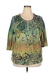 Cj Banks 3/4 Sleeve Blouse