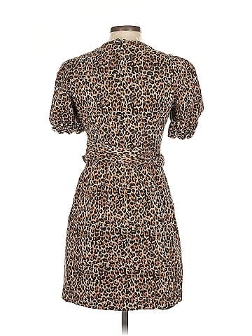 Marissa Webb Collective Brown Leopard Dress (view 2)