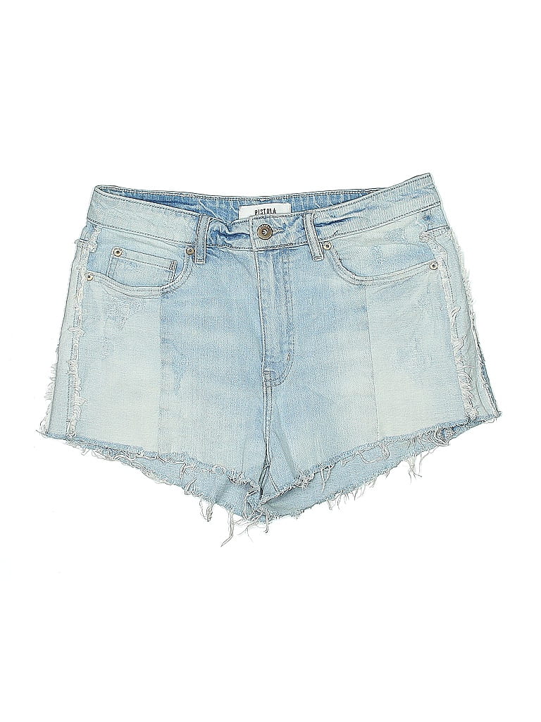 Pre-owned Pistola Denim Shorts In Blue