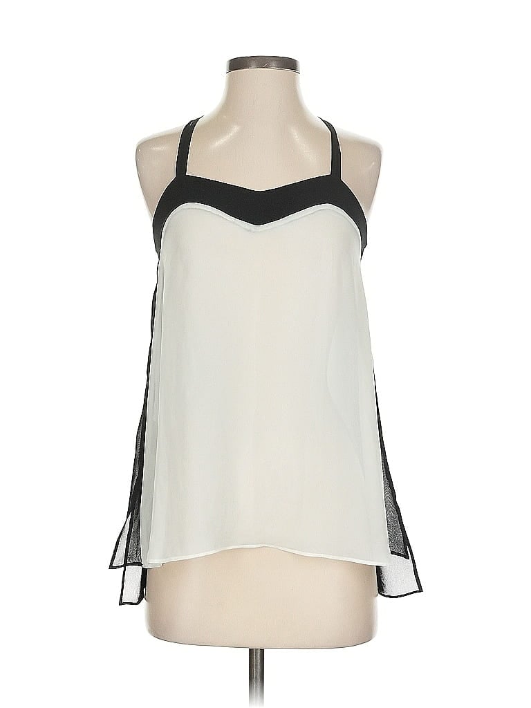 Pre-owned Bcbgeneration Sleeveless Blouse In White
