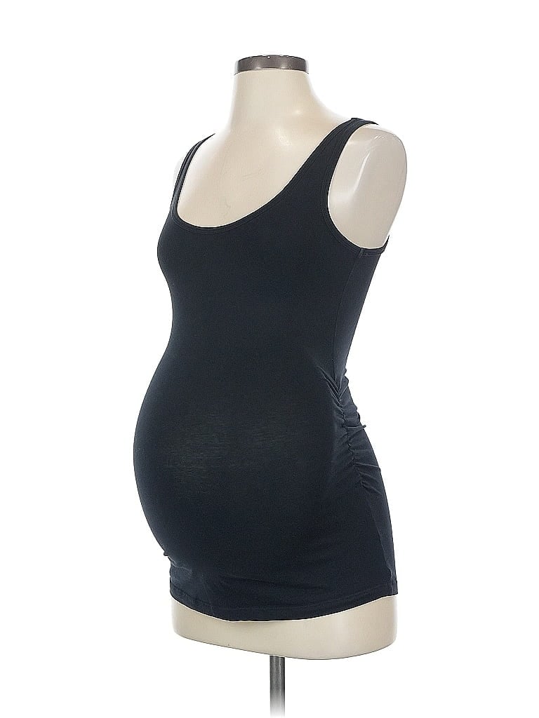 Pre-owned Old Navy - Maternity Tank Top Black Scoop Neck Tops