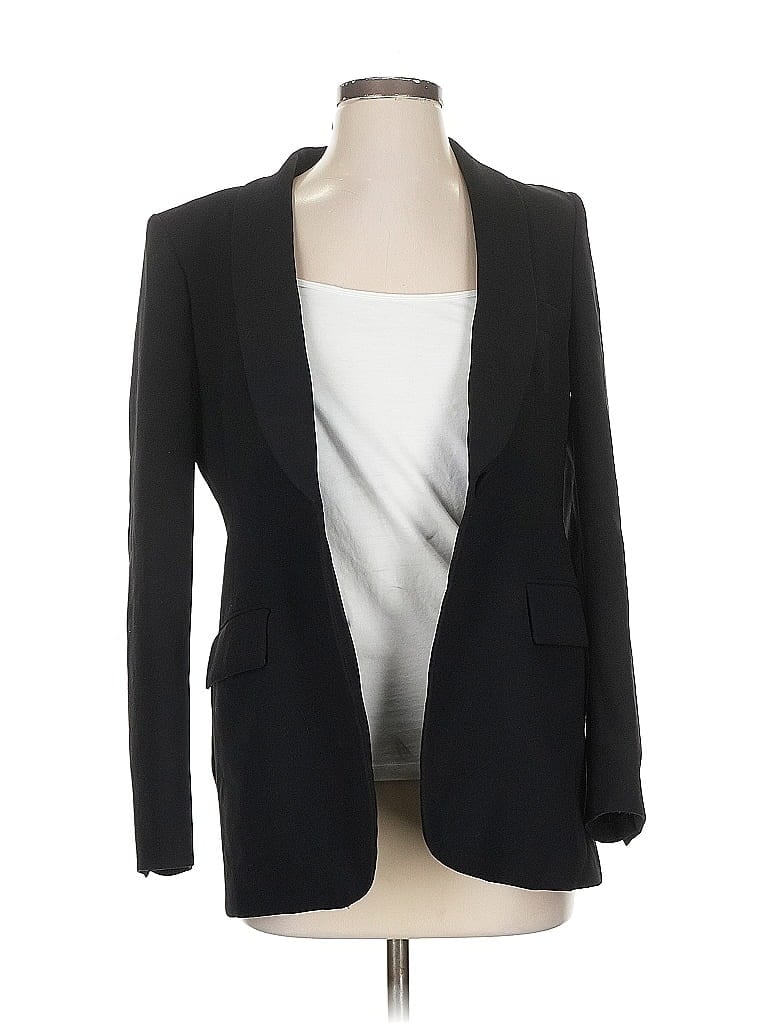 Click to view more detailed imagery on our partner's website Pre-owned Zara Blazer Jacket In Black