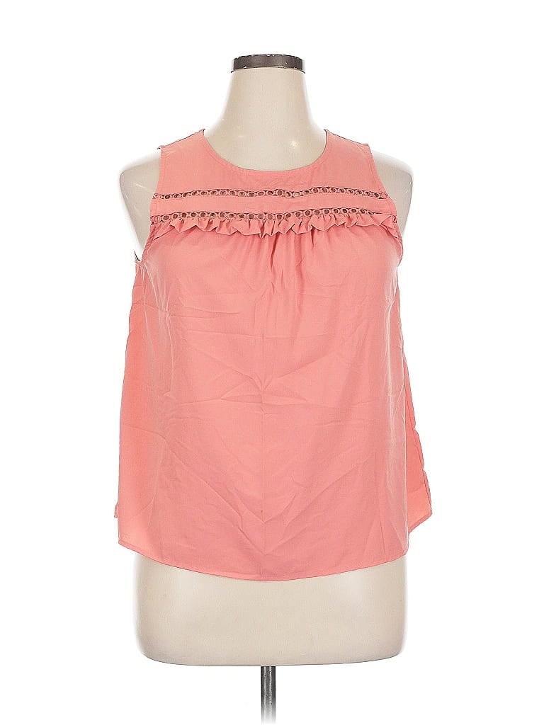 Pre-owned Merona Sleeveless Blouse In Pink