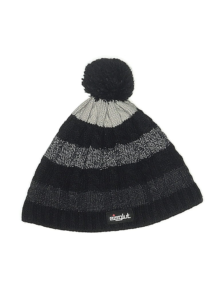 Pre-owned Assorted Brands Beanie Hat In Black