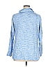 T by Talbots Blue Pullover Hoodie Size 1X - photo 2