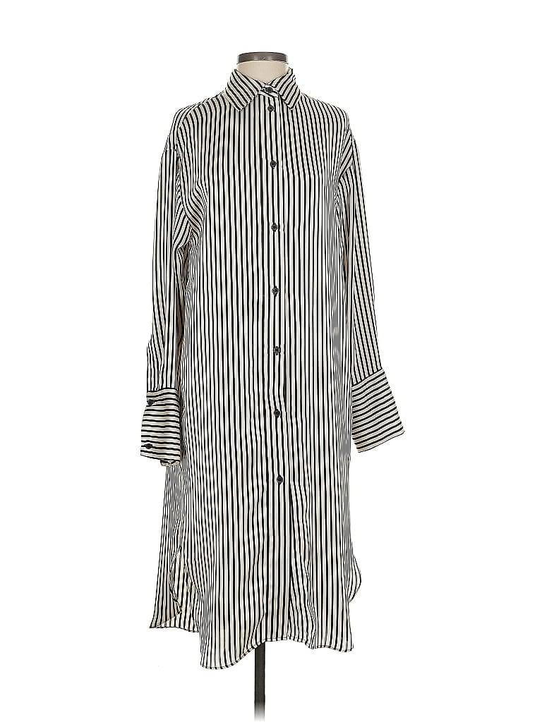 Pre-owned H&m Casual Dress In Silver
