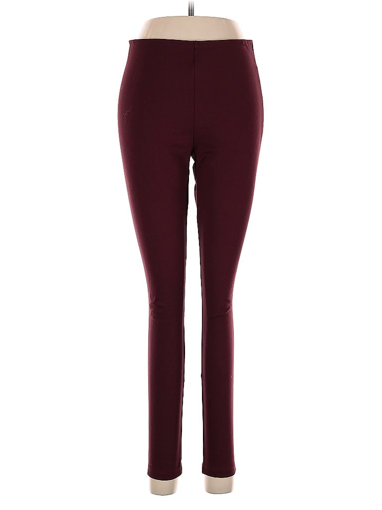 Pre-owned Lou & Grey Active Pants In Burgundy