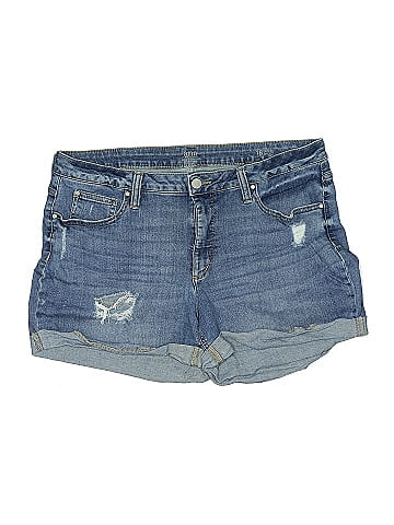 a.n.a. A New Approach Denim Shorts (view 1)