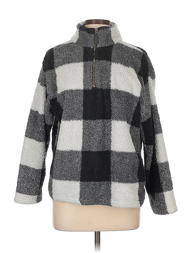 Pre-owned Unbranded Fleece Jacket In Black