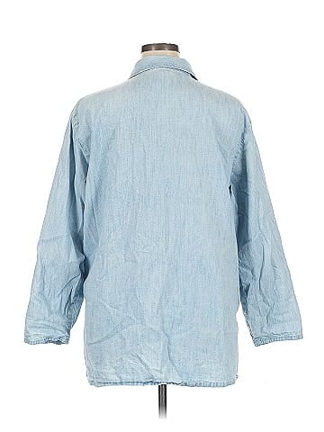 Out Of The Blue 3/4 Sleeve Button-Down Shirt (view 2)