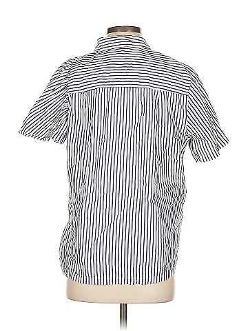 Clu Striped Ruffle Detail Shirt (view 2)