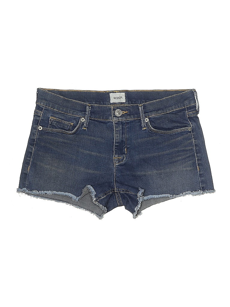Pre-owned Hudson Denim Shorts In Blue