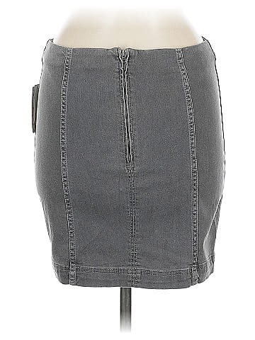 Free People Denim Skirt (view 2)