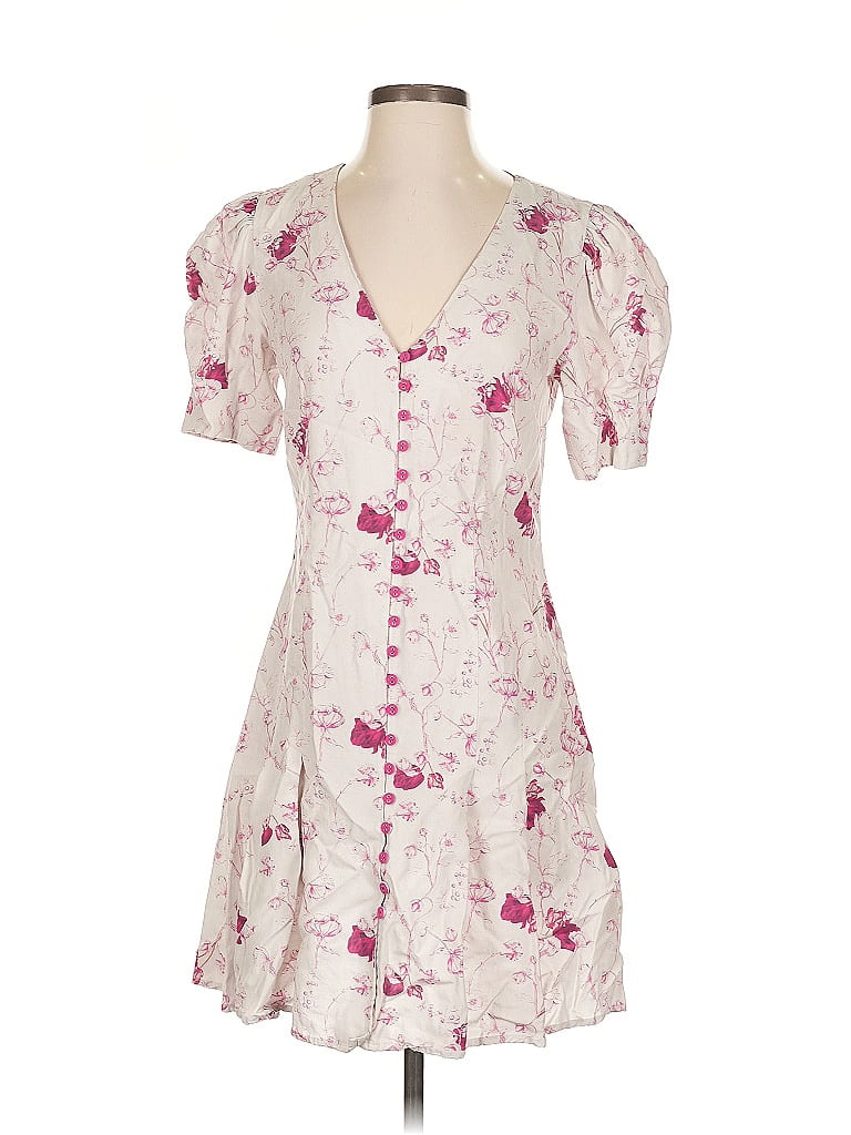 Pre-owned Chelsea And Walker Casual Dress In White