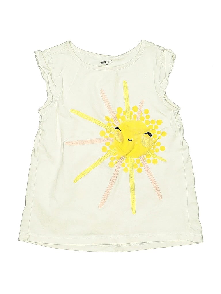Pre-owned Gymboree Kids' Sleeveless T-shirt In Yellow