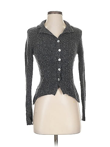 Cement Silk Cardigan (view 1)