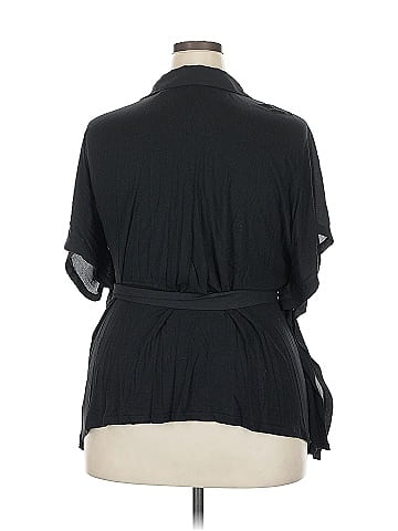 INC International Concepts Short Sleeve Blouse (view 2)