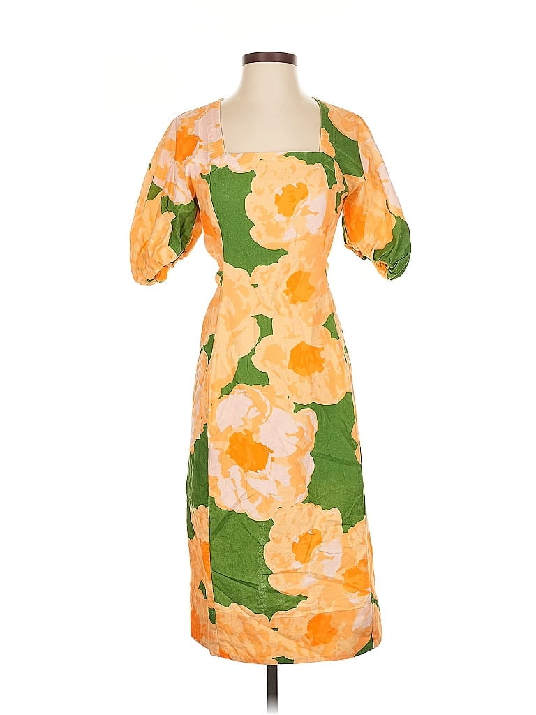 Pre-owned Eudon Choi Collective Casual Dress In Orange