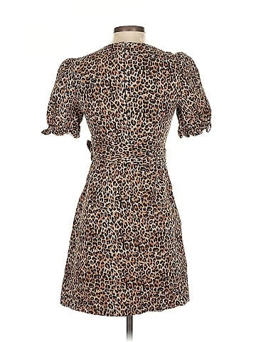 Marissa Webb Collective Brown Leopard Dress (view 2)
