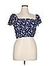 Unbranded Blue Short Sleeve Top Size 14 - photo 1