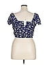 Unbranded Blue Short Sleeve Top Size 14 - photo 2