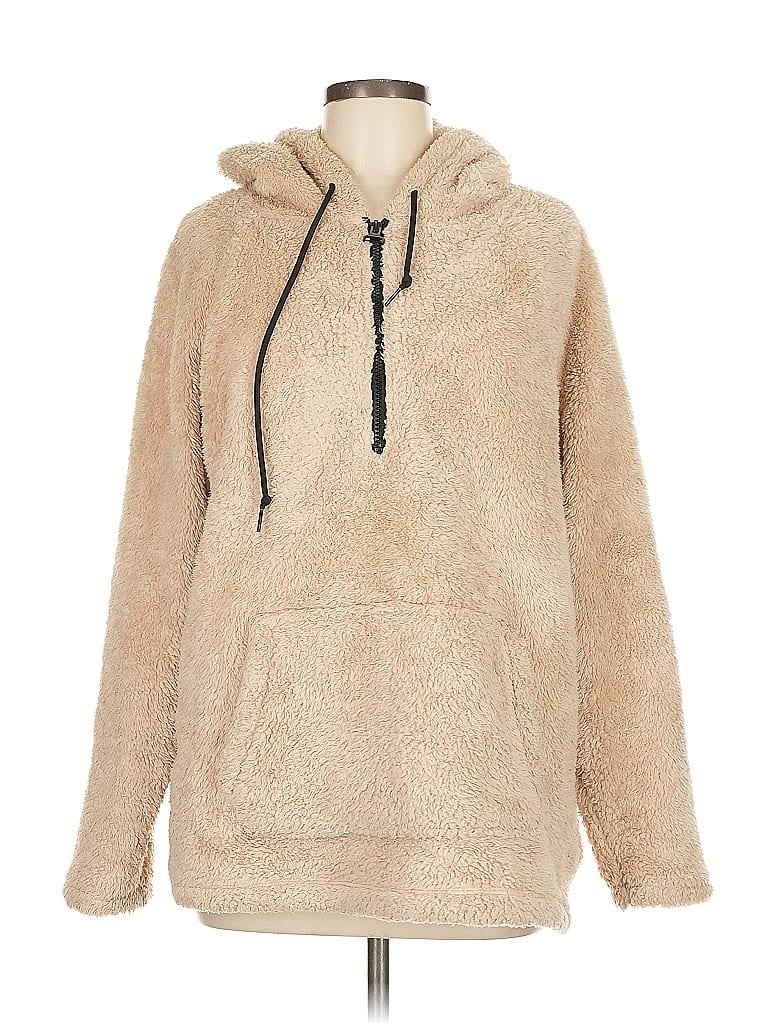 Pre-owned Victoria's Secret Pink Pullover Hoodie In Brown