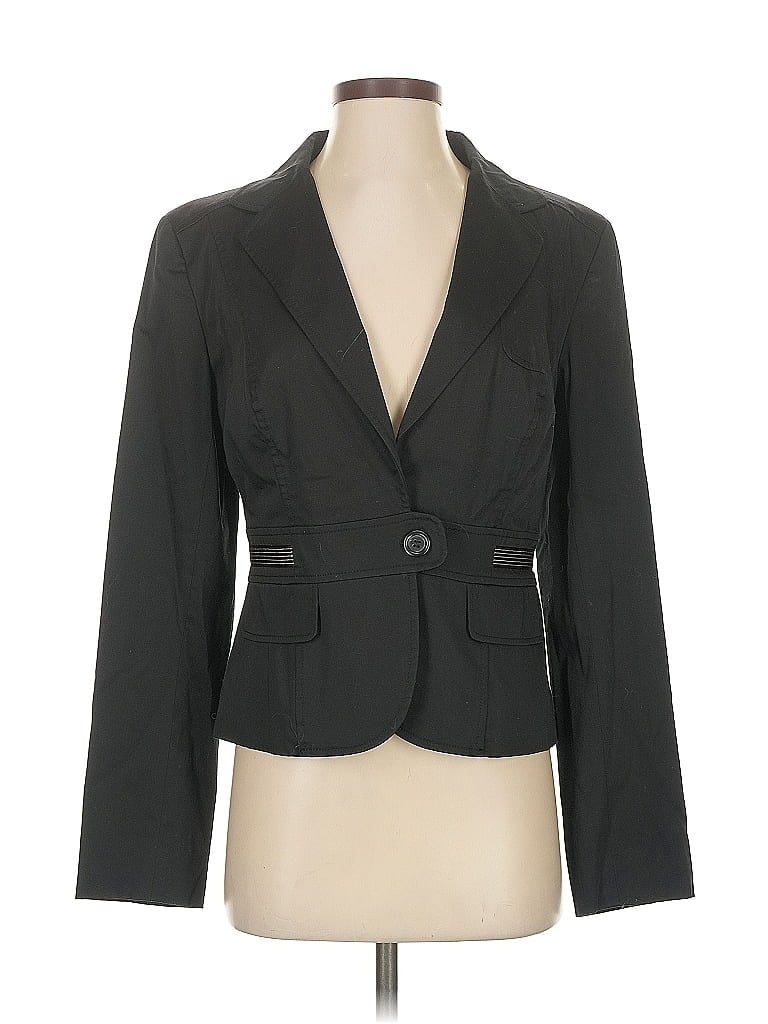 Pre-owned Ann Taylor Loft Blazer Jacket In Gray