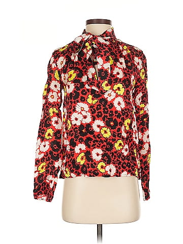 The Kooples Floral Tie Neck Top (view 1)