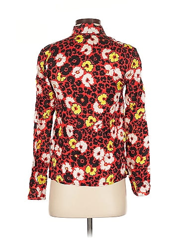 The Kooples Floral Tie Neck Top (view 2)