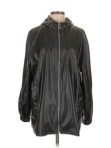 Zara Faux Leather Jacket (view 1)