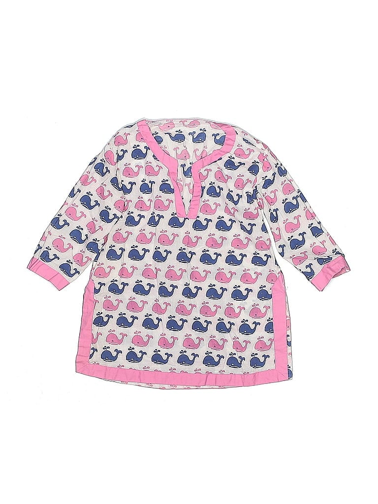 Pre-owned Pottery Barn Babies' Long Sleeve Blouse In Pink