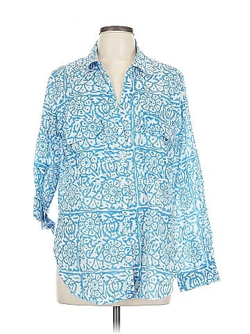 Roller Rabbit 3/4 Sleeve Button-Down Shirt (view 1)