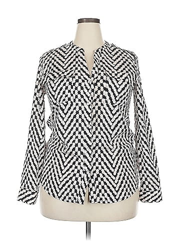 Calvin Klein Long Sleeve Blouse (view 1)