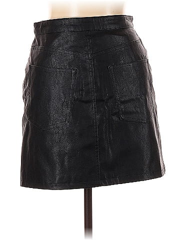 Divided by H&M Faux Leather Skirt (view 2)