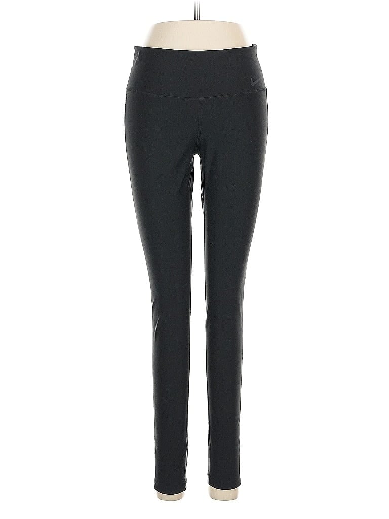 Pre-owned Nike Active Pants In Black