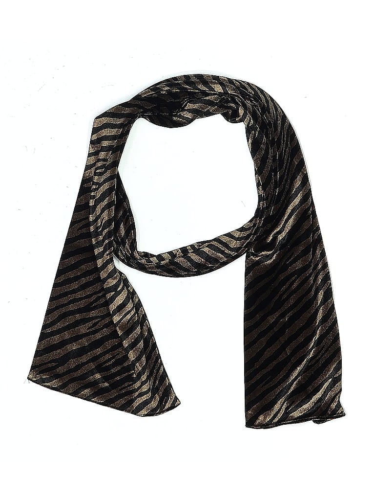Pre-owned Unbranded Scarf In Brown